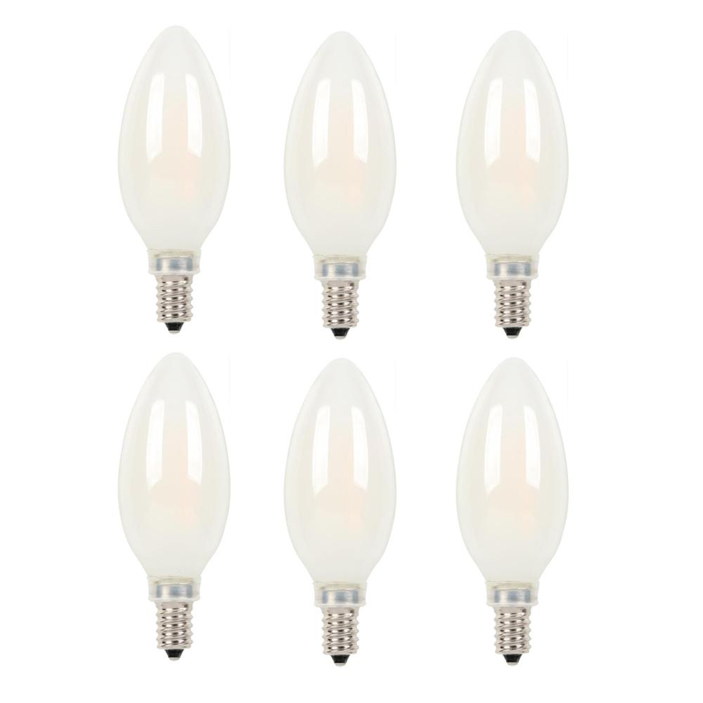 Westinghouse 25-Watt Equivalent Dimmable B11 Filament LED Light Bulb ...