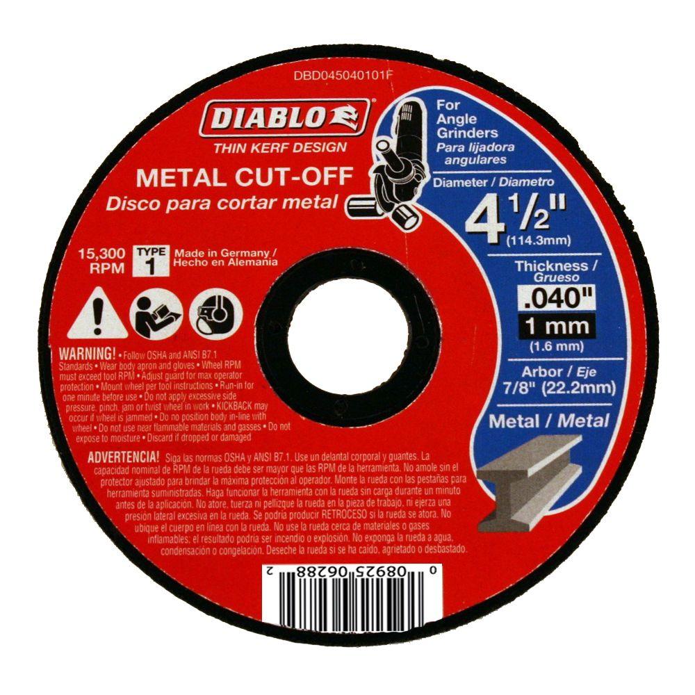 4 inch metal cutting disc