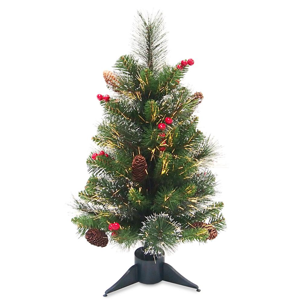 National Tree Company - Fiber Optic Christmas Trees - Artificial Fiber Optic Crestwood Spruce Tree - National Tree Company - Fiber Optic Christmas Trees - Artificial