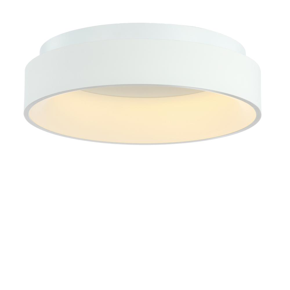 Jonathan Y Ring 17 7 In White Integrated Led Flush Mount Ceiling Ring 17 7 In White Integrated Led Flush Mount Ceiling Light