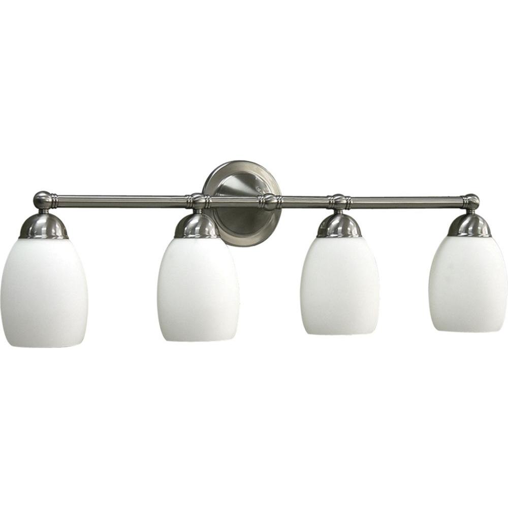 Volume Lighting Sussex 4Light Brushed Nickel Bath and Vanity Light