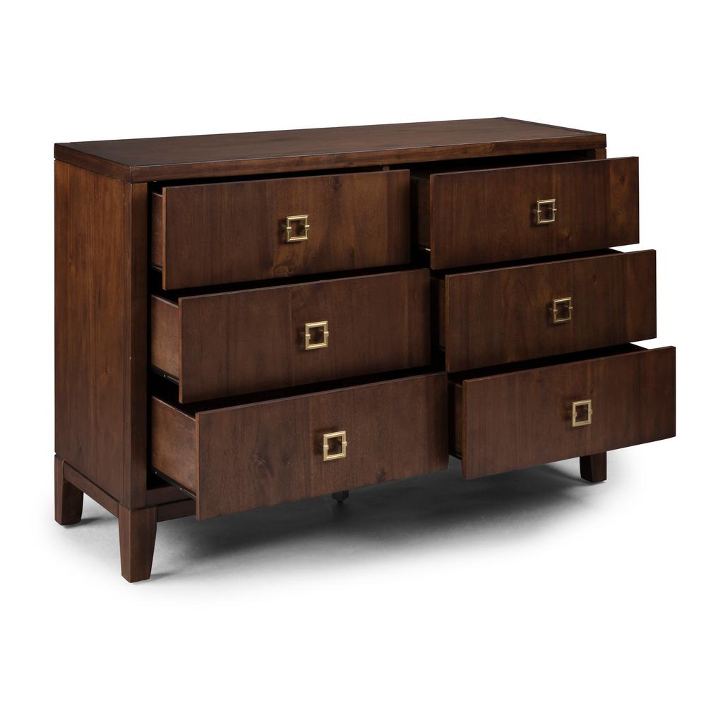 Danner 6Drawer Chestnut Dresser DS600DR The Home Depot