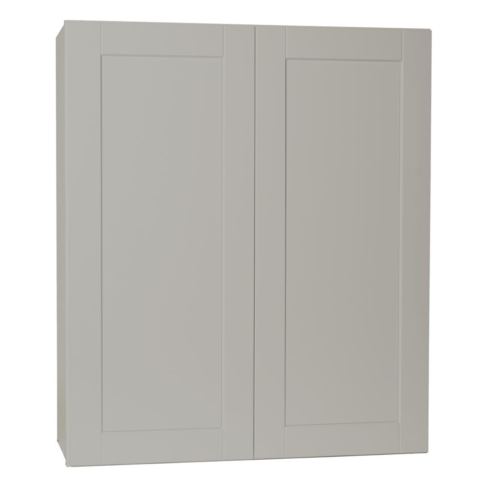 Shaker Assembled 36x42x12 in. Wall Kitchen Cabinet in Dove Gray