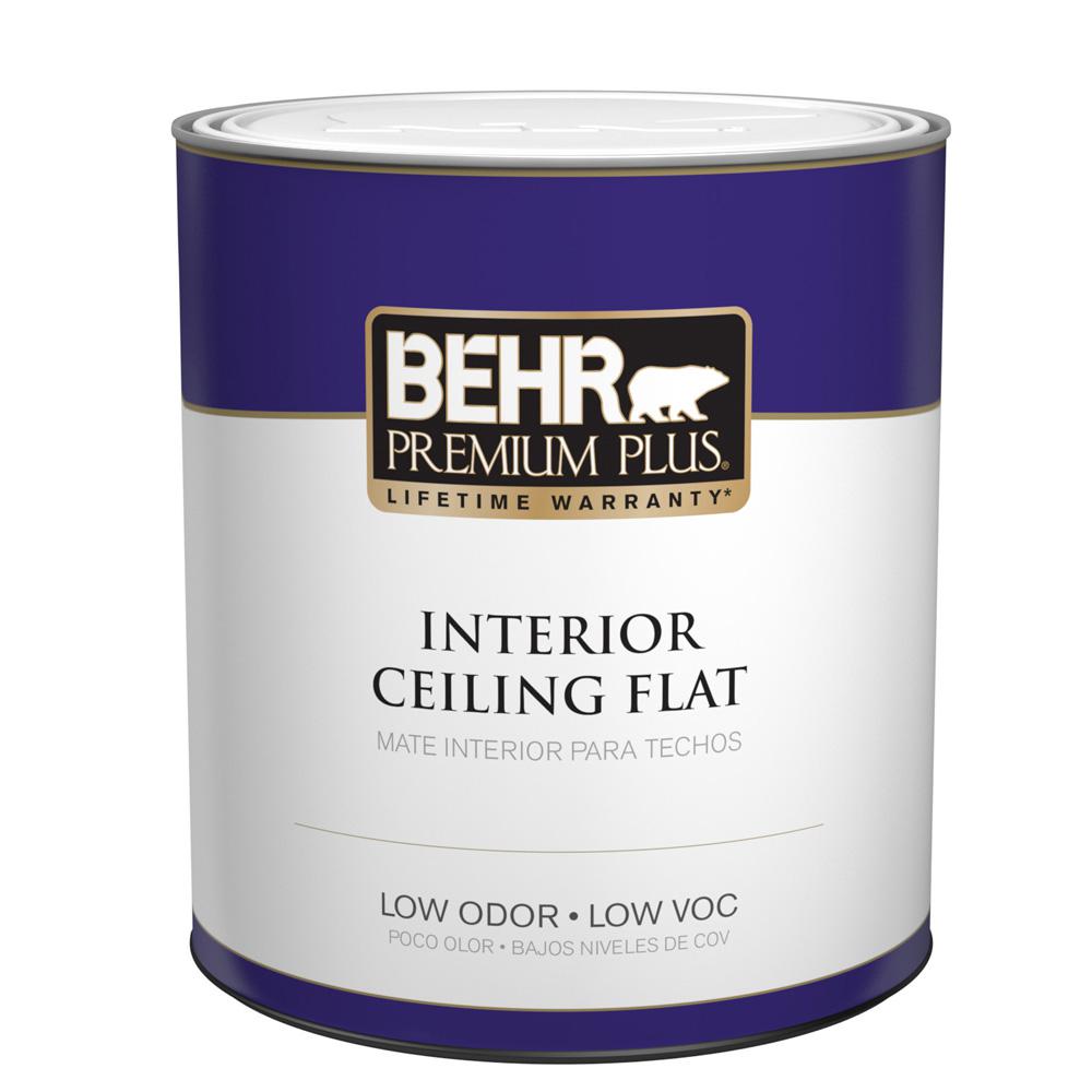 1 Quart BEHR PREMIUM PLUS Ceiling Paint Interior Paint The Home