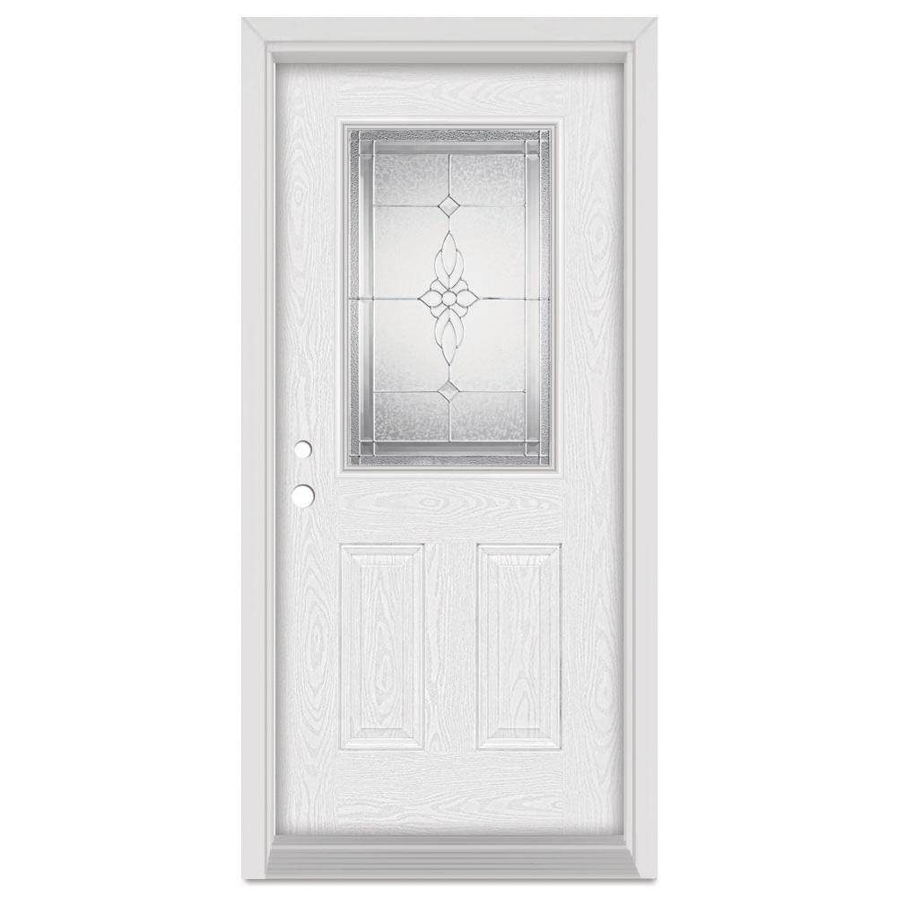 Stanley Doors 37 375 In X 83 In Victoria Right Hand 1 2 Lite