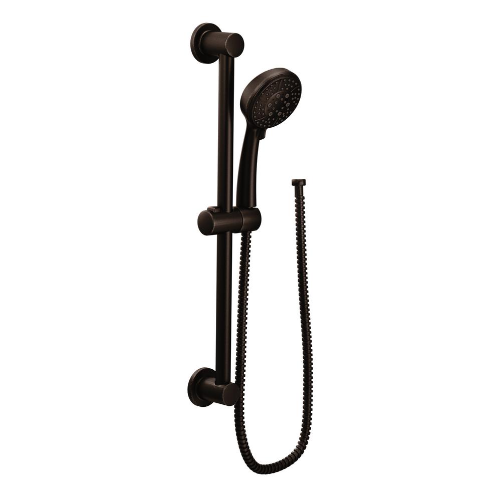Moen 4 Spray In Eco Performance Handheld Handshower With Slidebar Oil Rubbed Bronze