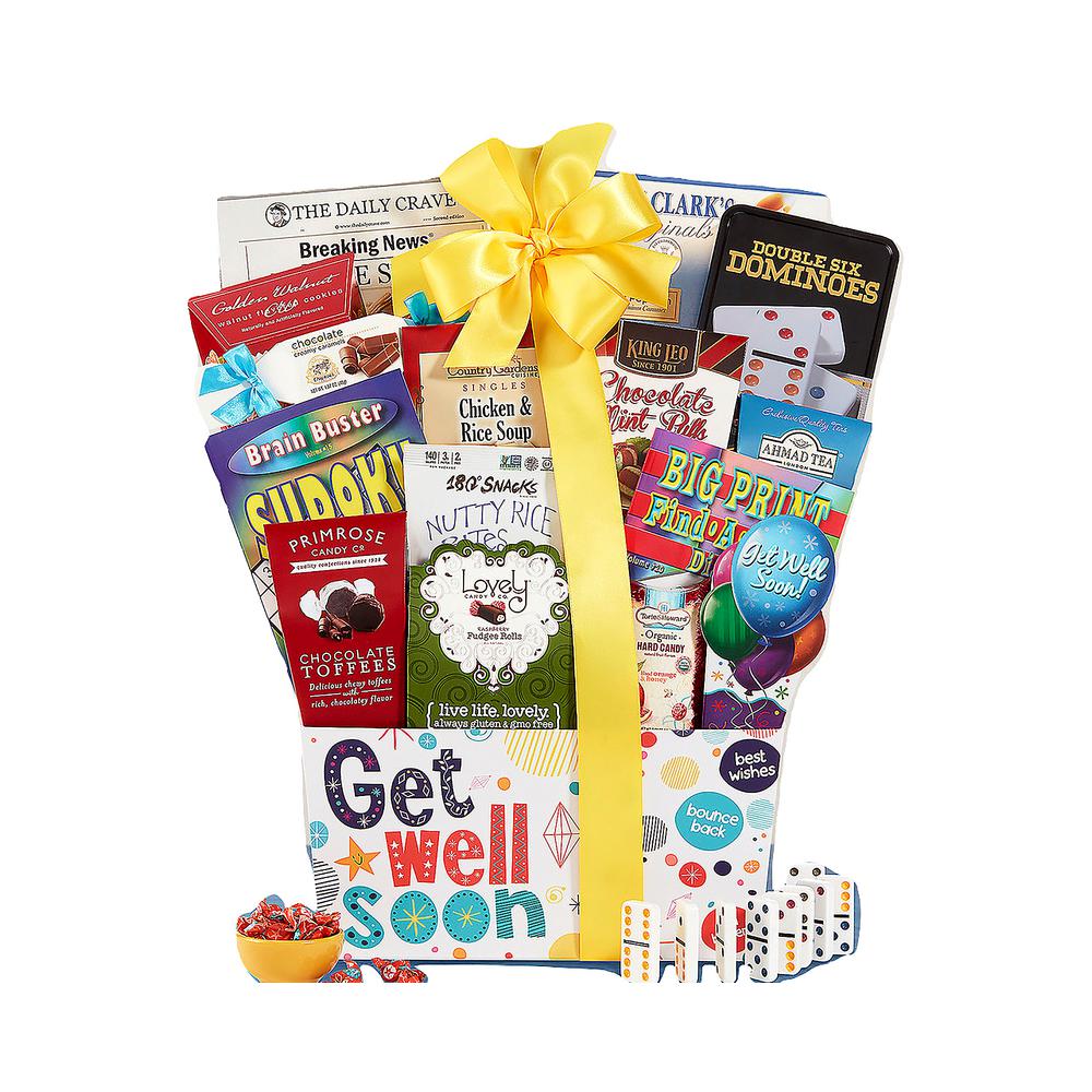 Get Well Soon Care Package Gift Basket A Positive Thoughful Inspirational Gift Idea Great For After Surgery - 