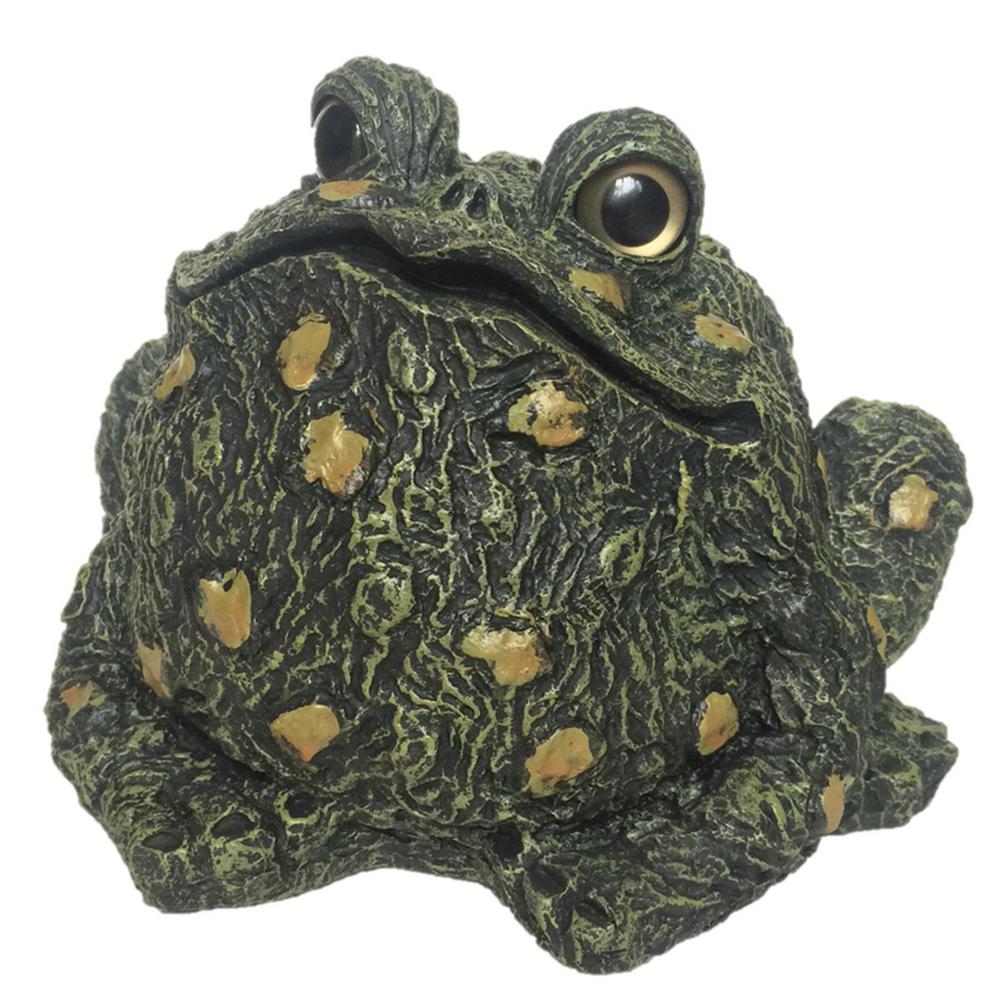 Toad Hollow 8-1 2 In. Toad Garden Statue-99894 - The Home Depot