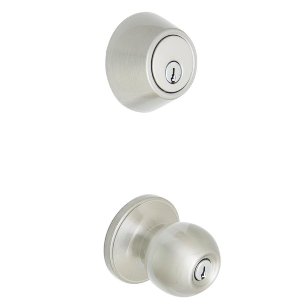 Ball Stainless Steel Keyed Entry Door Knob with Single Cylinder