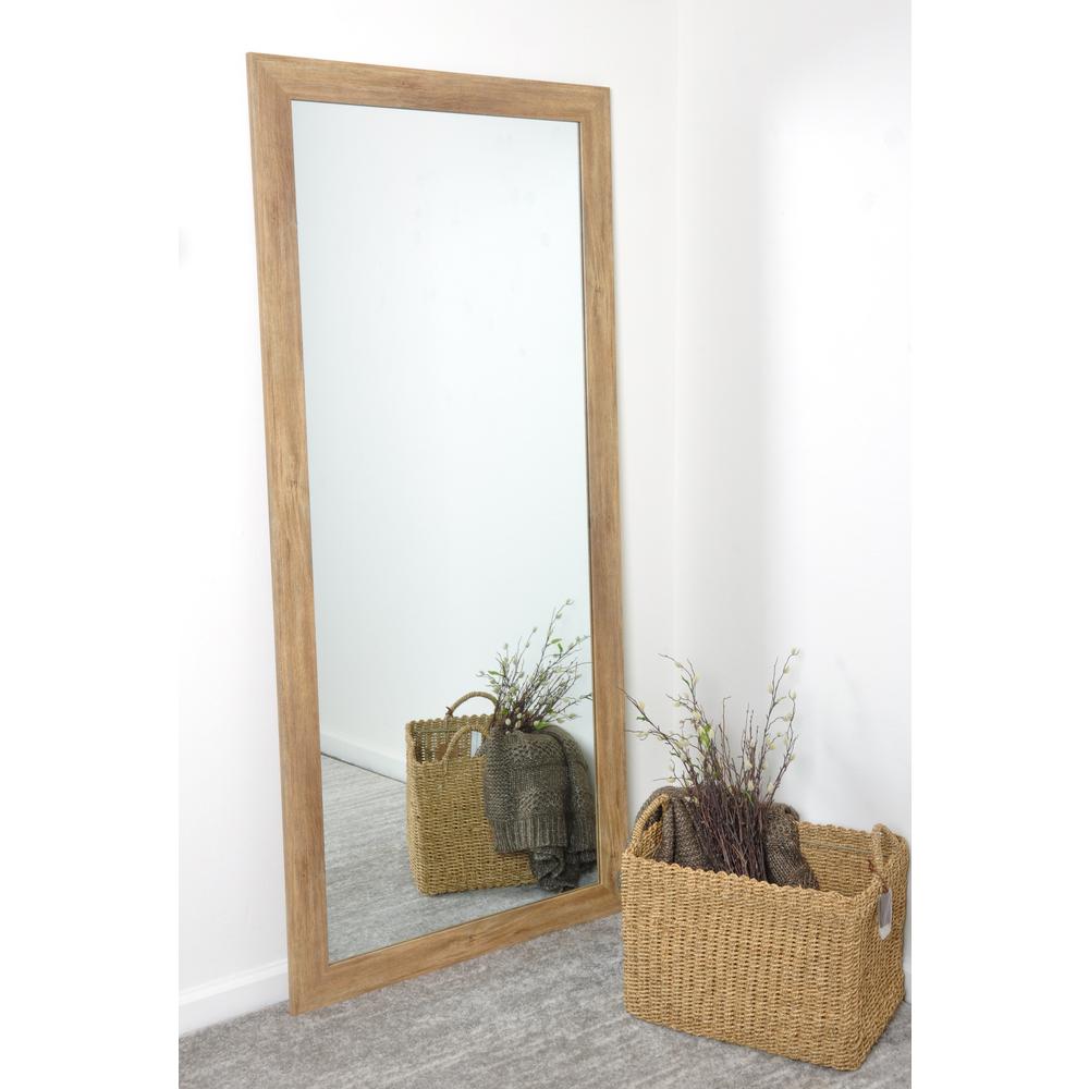 Brandtworks Blonde Barnwood Full Length Floor Wall Mirror Bm034ts Brandtworks Blonde Barnwood Full Length Floor Wall Mirror Bm034ts The Home Depot