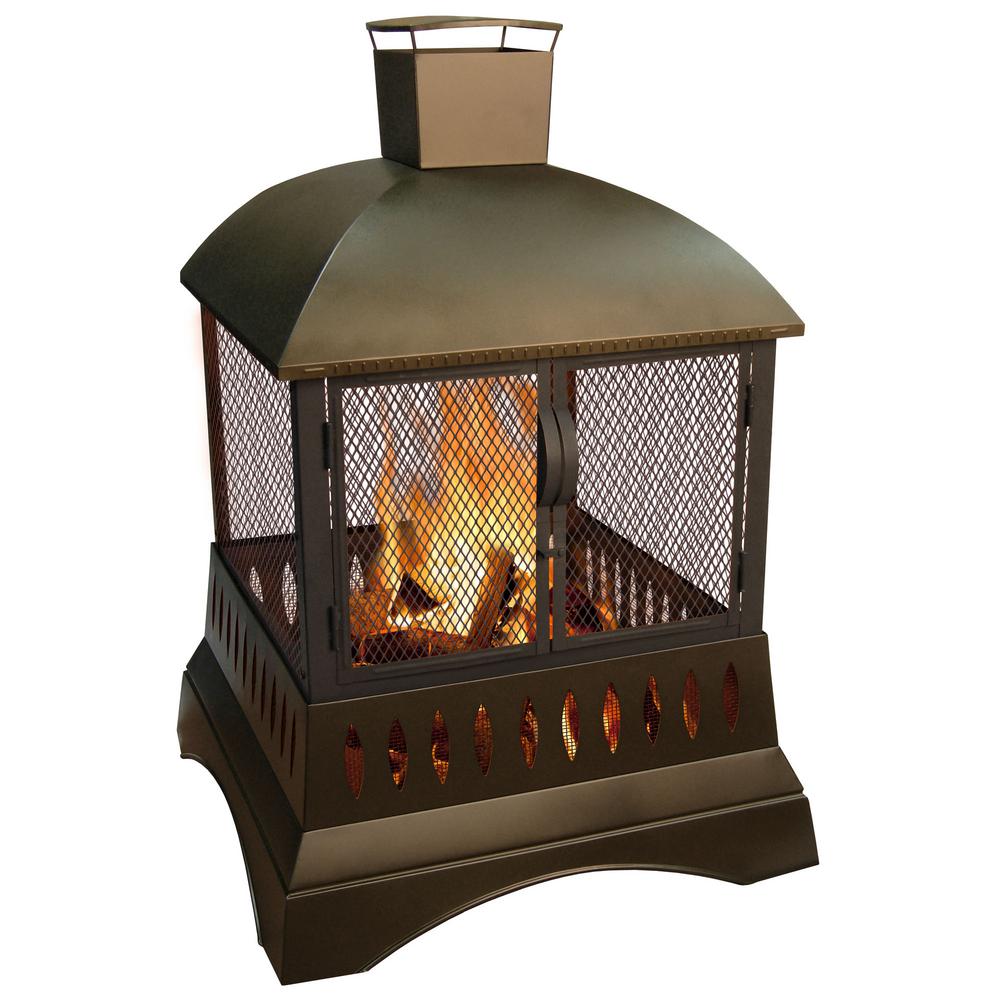 Landmann Grandezza 33 5 In Wood Burning Outdoor Fireplace In