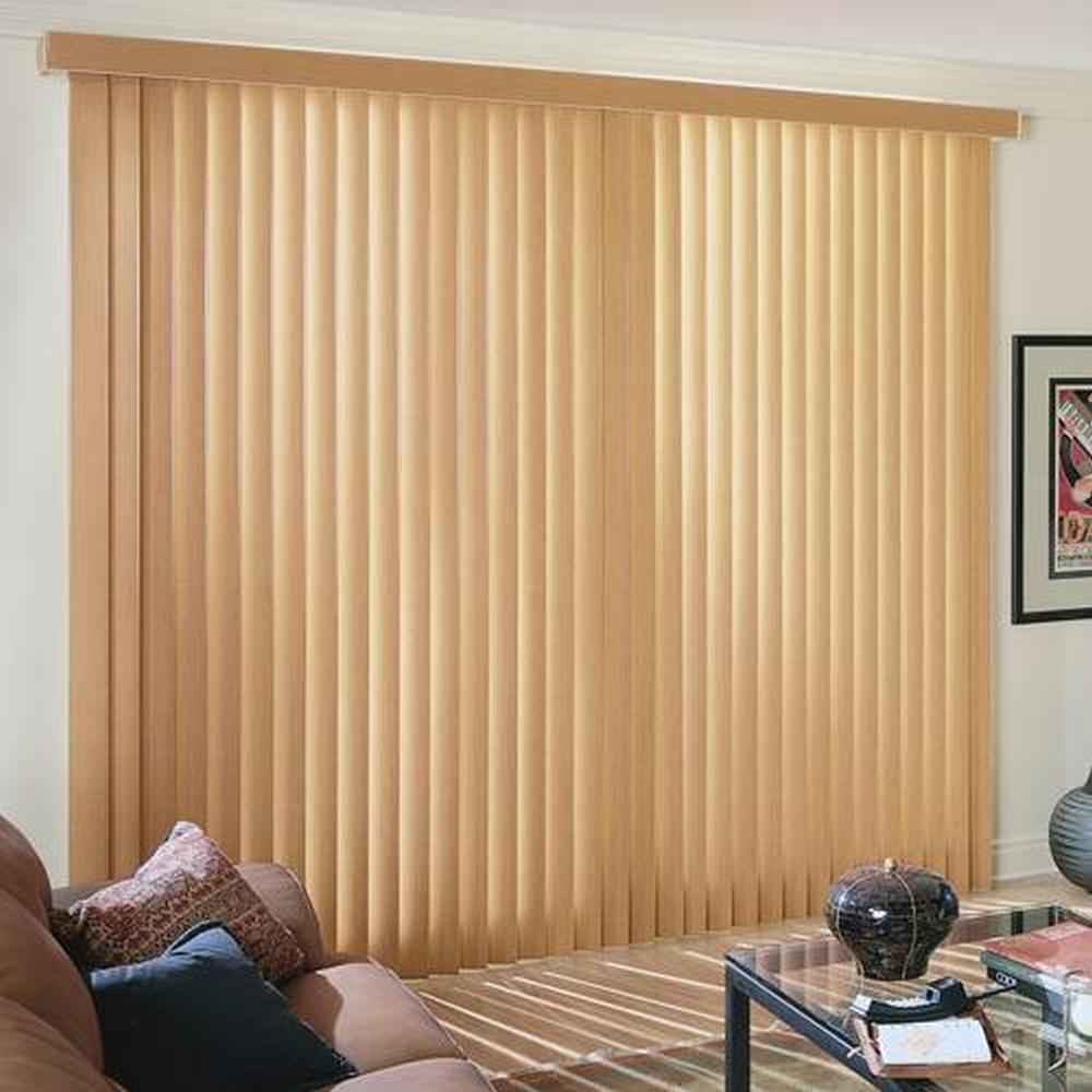 White Vertical Blinds Blinds The Home Depot