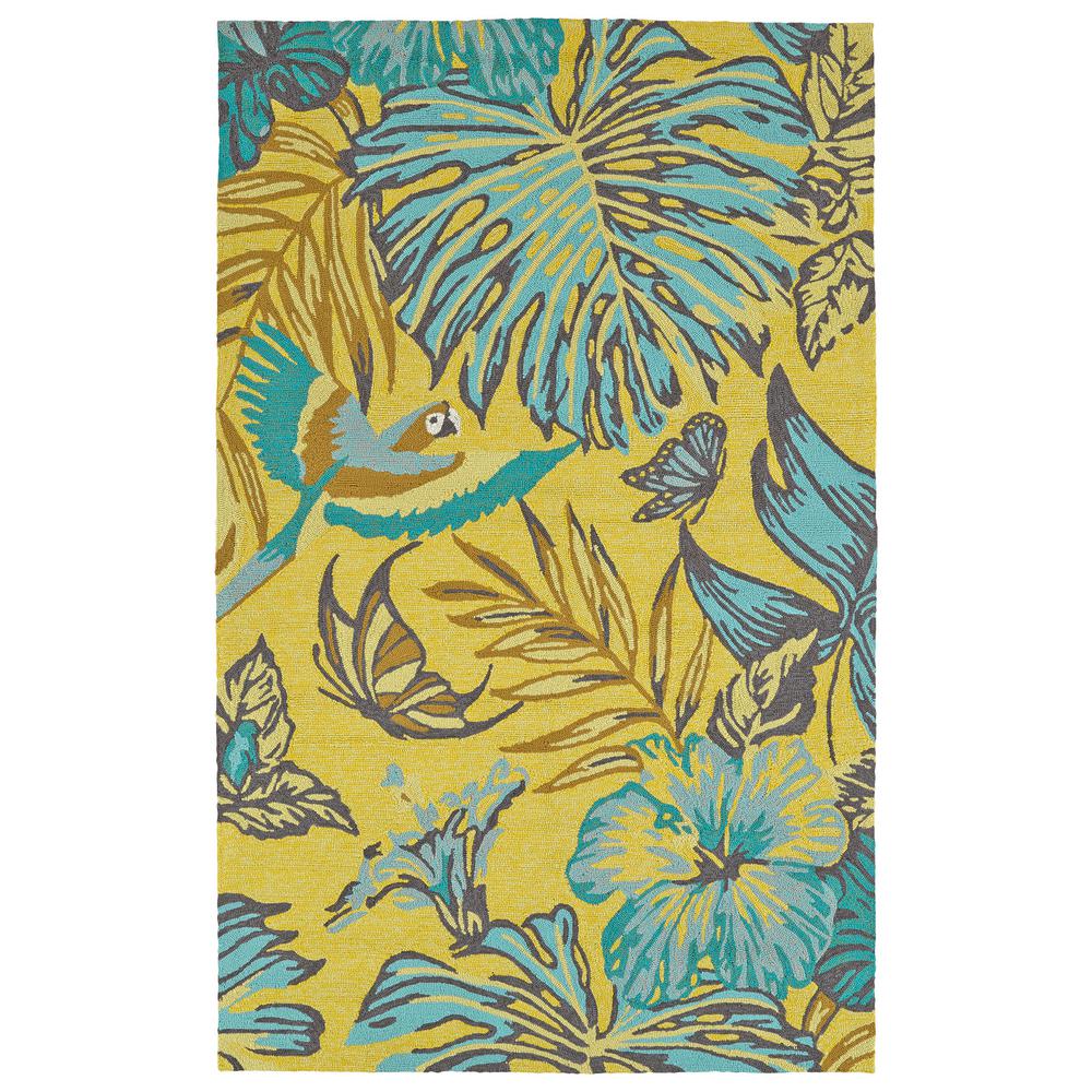 Kaleen Yunque Yellow 3 Ft X 5 Indoor Outdoor Area Rug