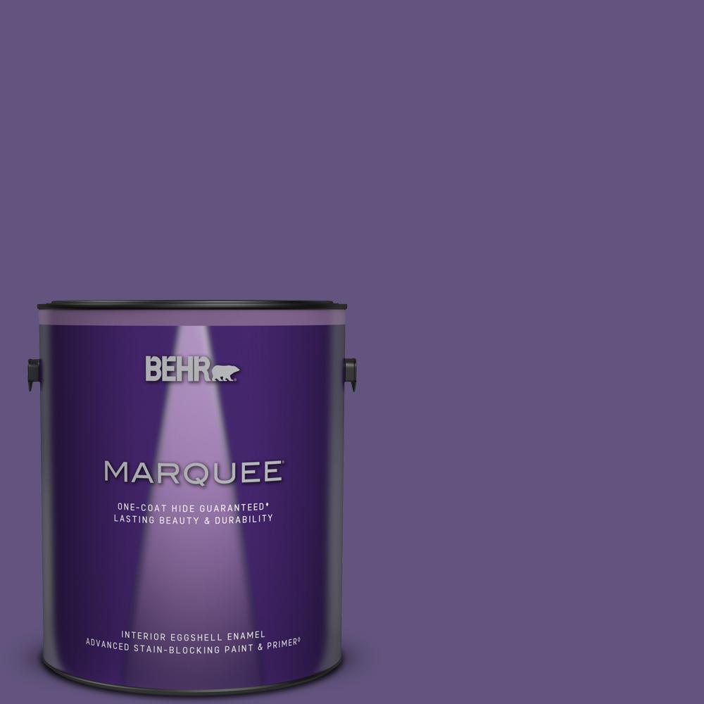 Behr Marquee 1 Gal Mq4 28 Purple Sky One Coat Hide Eggshell Enamel Interior Paint And Primer In One 245301 The Home Depot,1971 Half Dollar Value