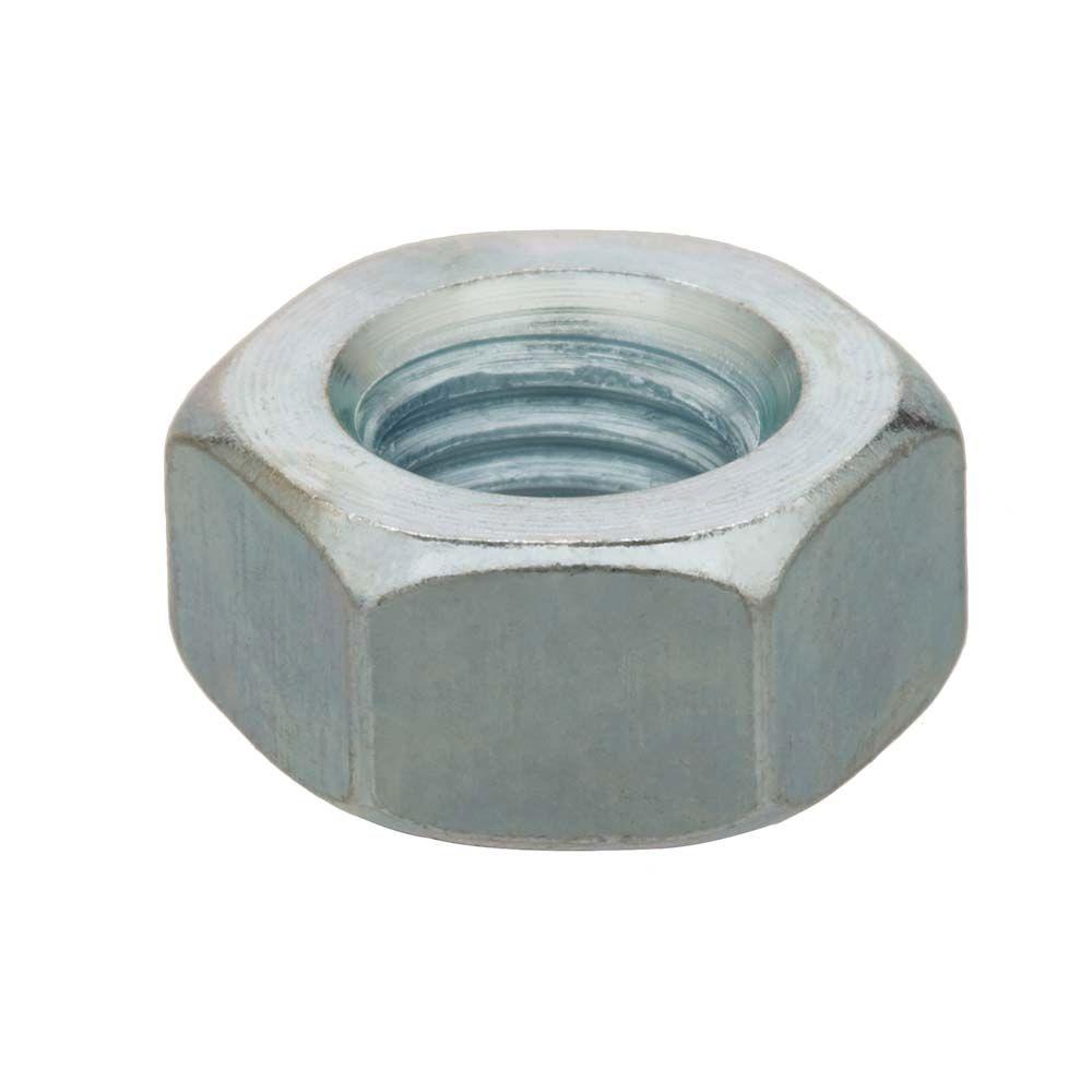 Everbilt 1/4 in. Galvanized Hex Nut-804046 - The Home Depot