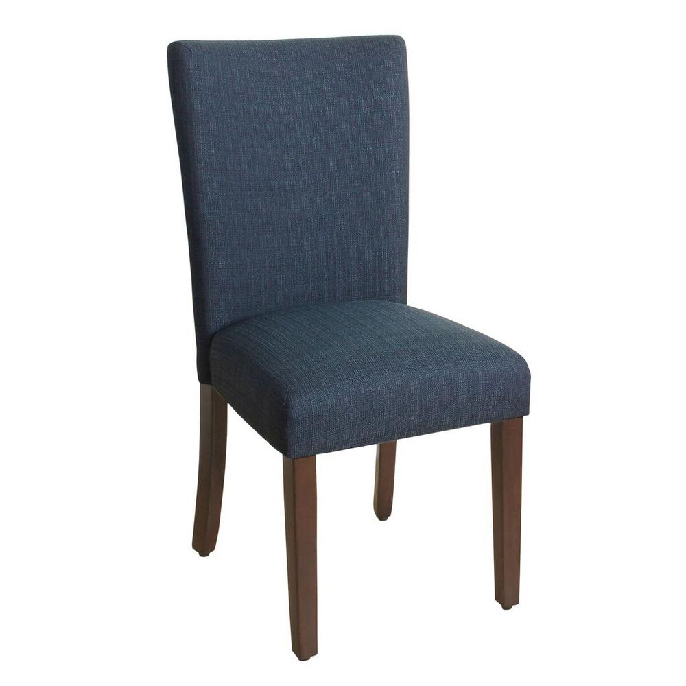 Homepop Classic Parsons Navy Blue Dining Chair-K6805-F2088 - The Home Depot