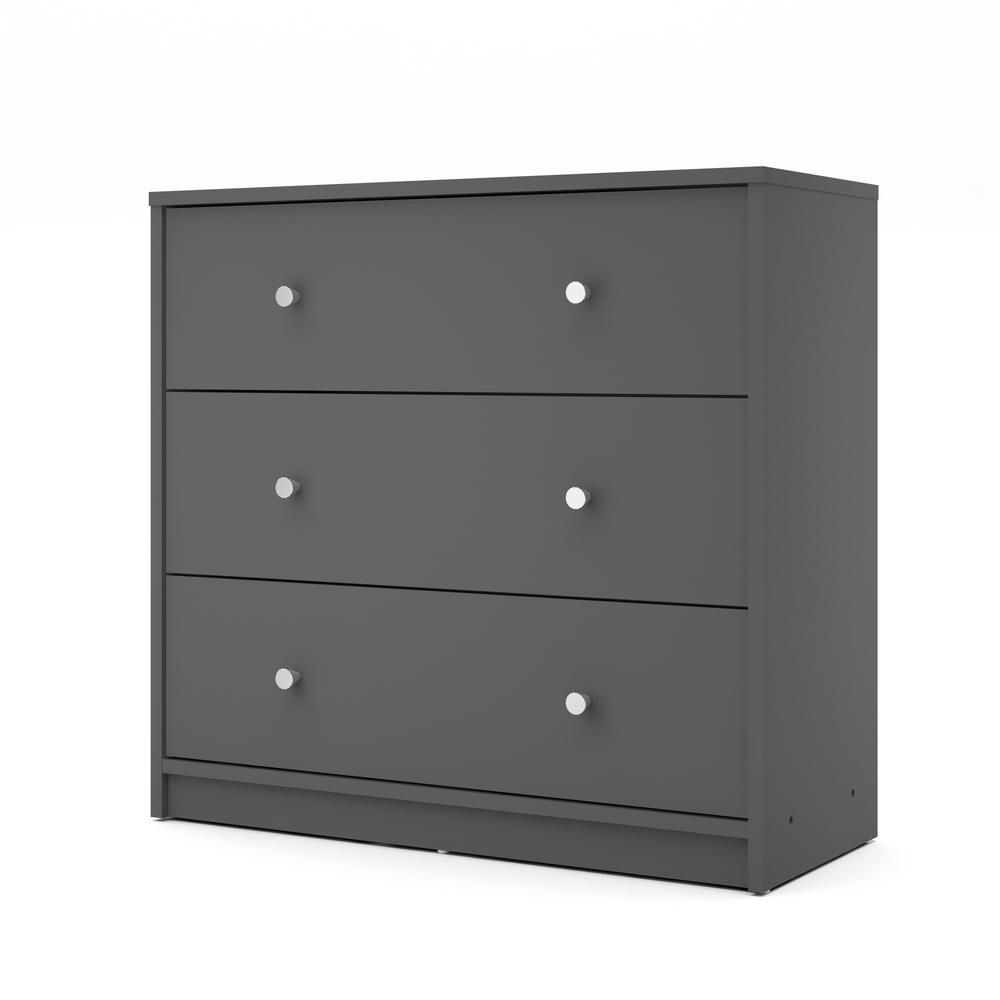 Tvilum Portland 3 Drawer Grey Chest Of Drawers 70332cn The Home Depot