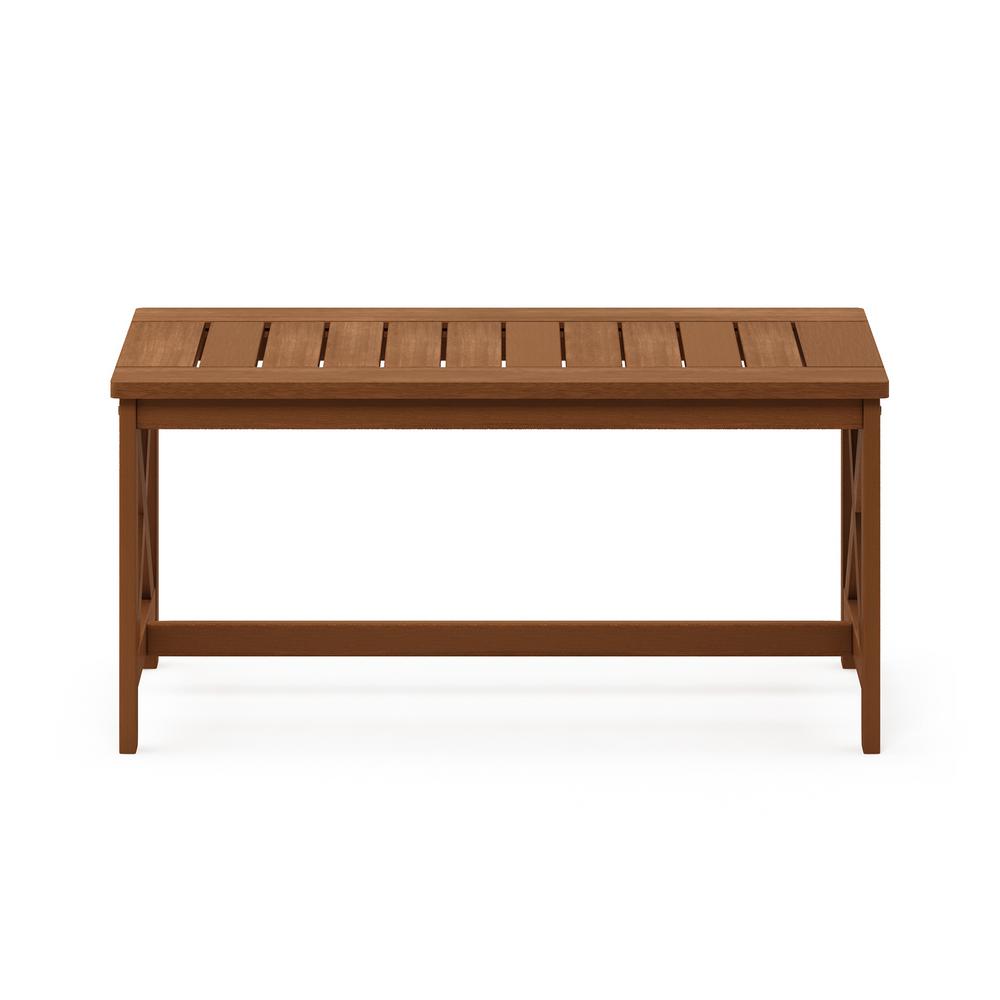 Furinno Tioman Teak Oil Hardwood Outdoor Coffee Table With X Leg Furinno Tioman Teak Oil Hardwood Outdoor Coffee Table With X Leg