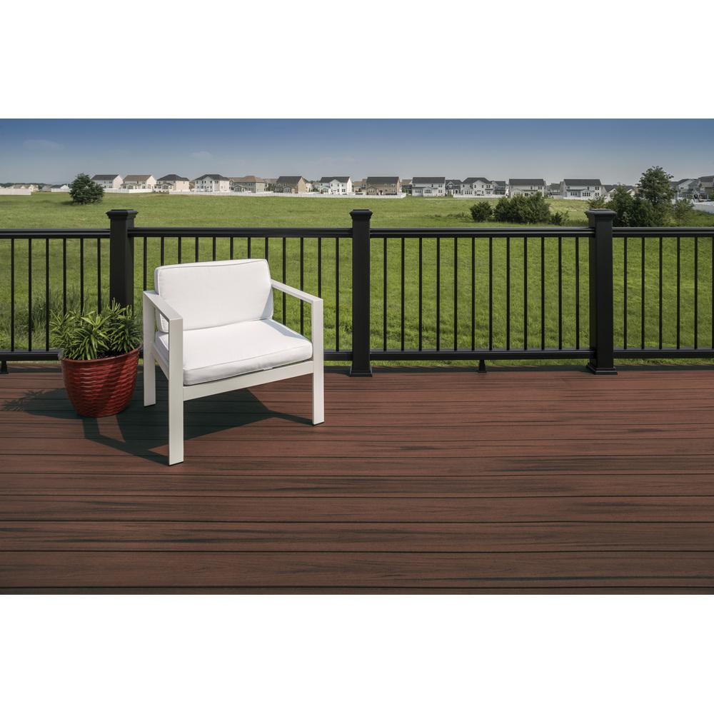 Trex Enhance 1 In X 5 5 In X 1 Ft Sunset Cove Composite Decking