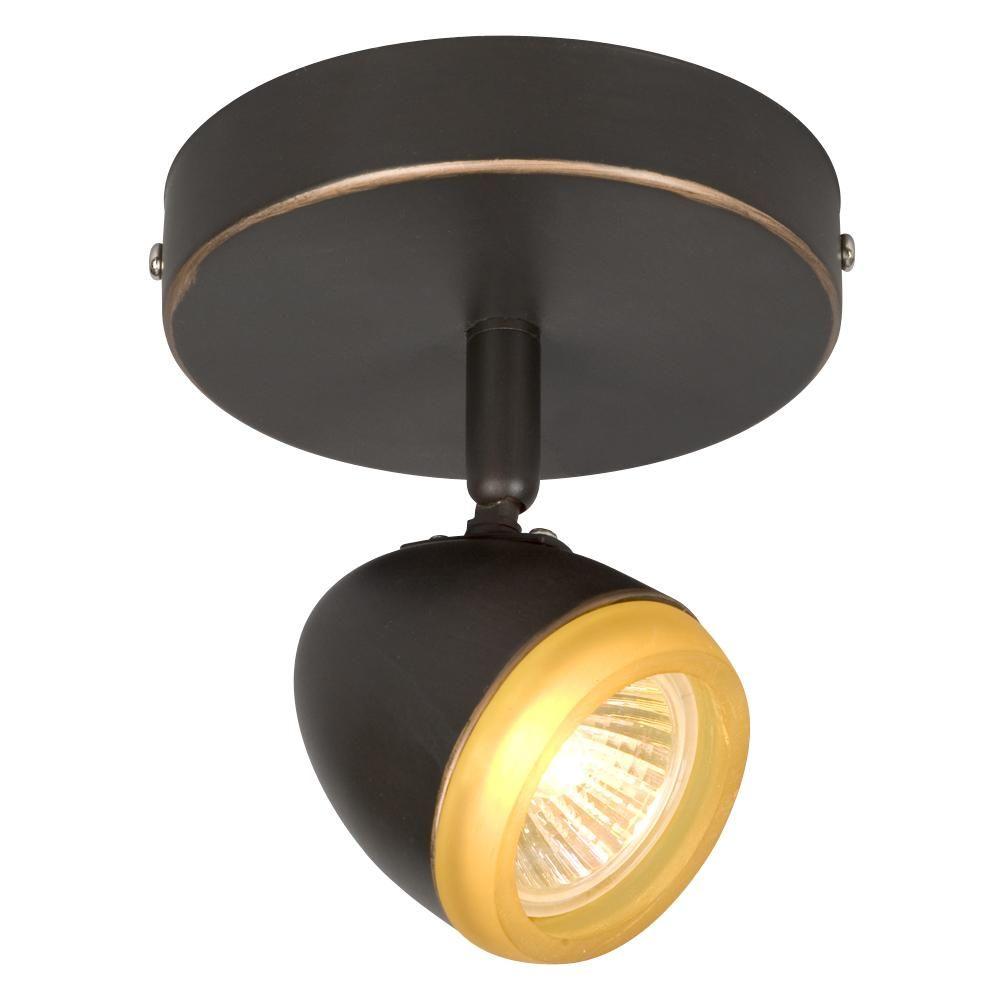 Filament Design N 1 Light Dark Brown Copper Track Head Filament Design N 1 Light Dark Brown Copper Track Head Spotlight With Directional