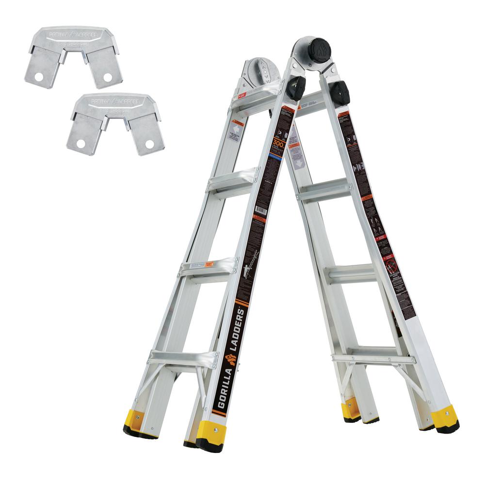 Gorilla Ladders 18 ft. Reach MPX MultiPosition Ladder/Gorilla Ladders
