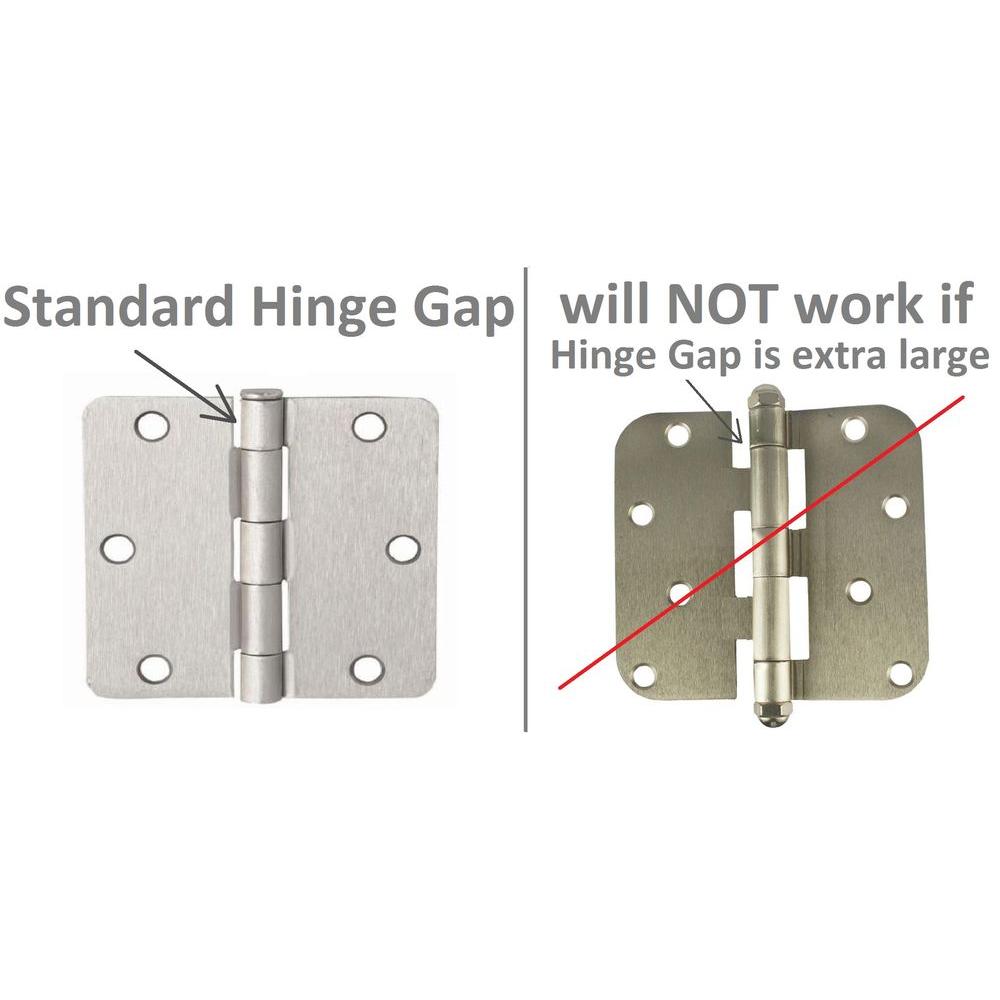 Express Products Antique Nickel Adjustable Bumper Less Hinge Pin