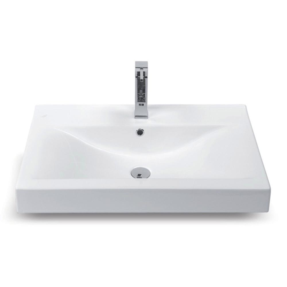Mona Wall Mounted Bathroom Sink In White