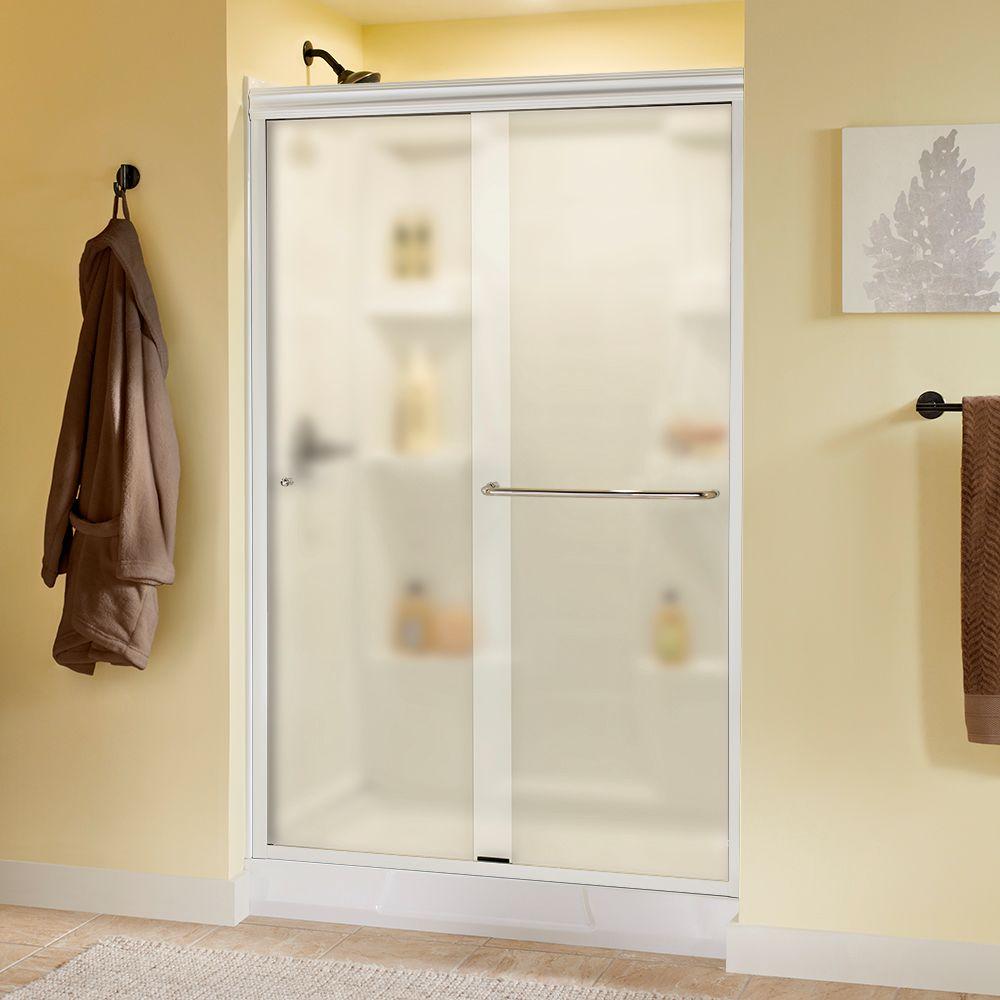 Delta Simplicity 48 in. x 70 in. Traditional Sliding Shower Door in