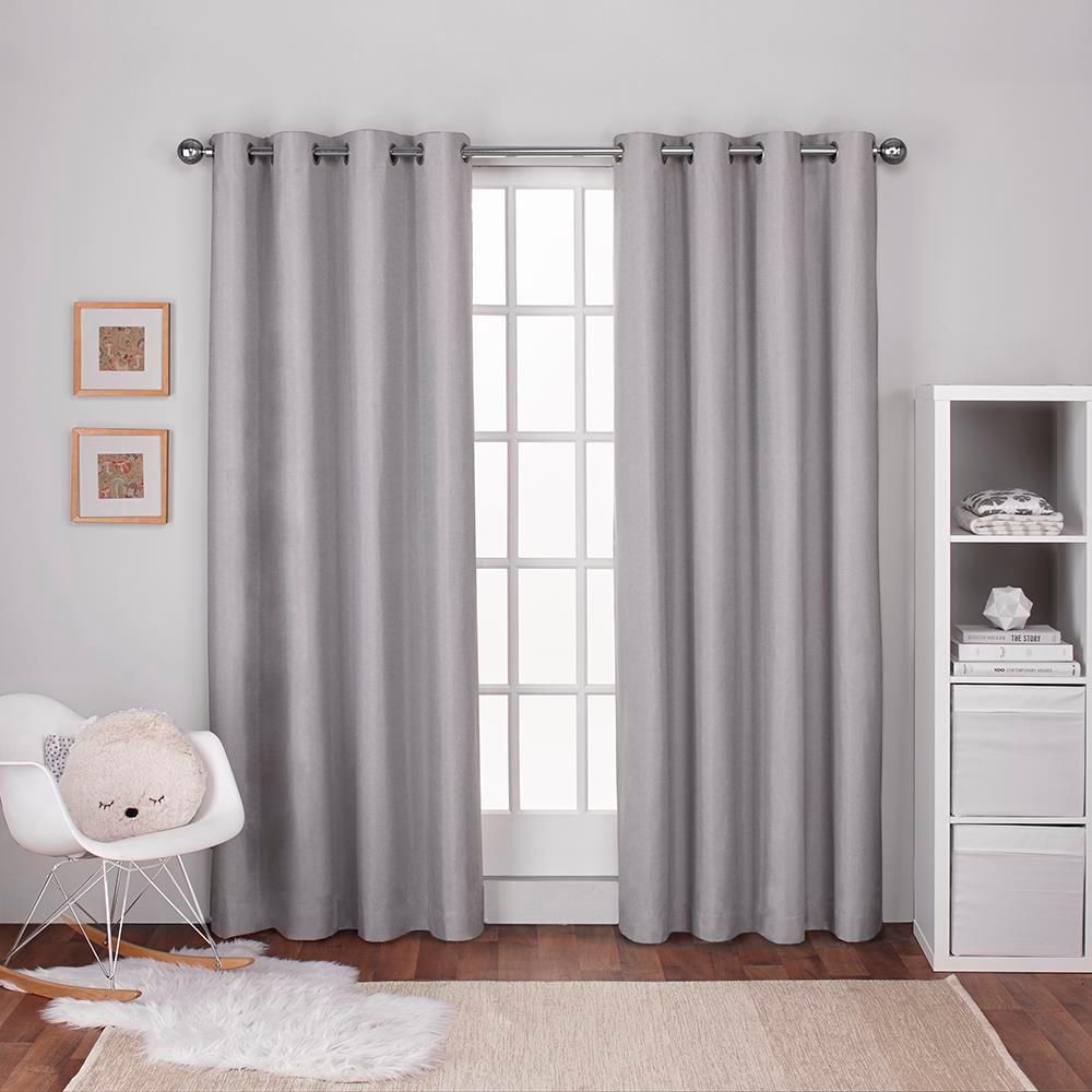 Textured Linen Dove Grey Thermal Grommet Top Window Curtain Ek5318 Textured Linen Dove Grey Thermal Grommet Top Window Curtain Ek5318 04 2 84g The Home Depot