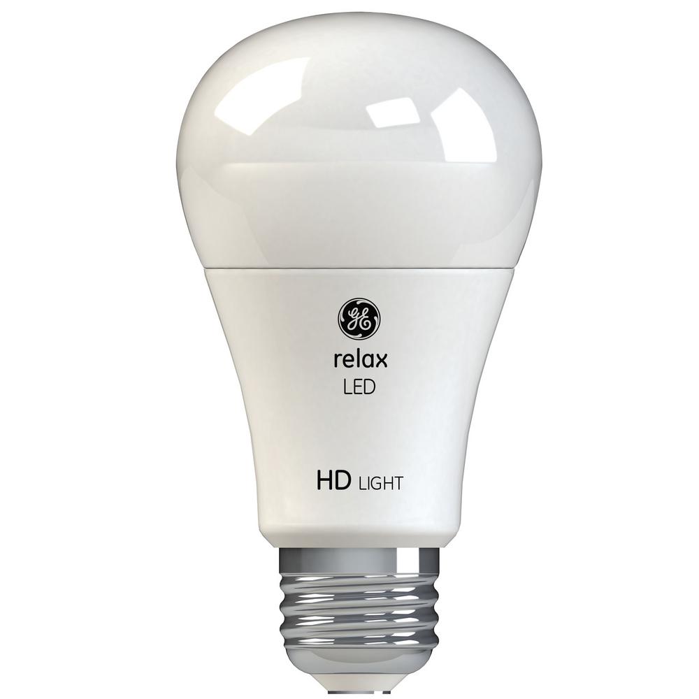 Ge Led Light Bulbs The Home Depot 60w Equivalent Soft White 2 700k High Definition A19 Dimmable Led