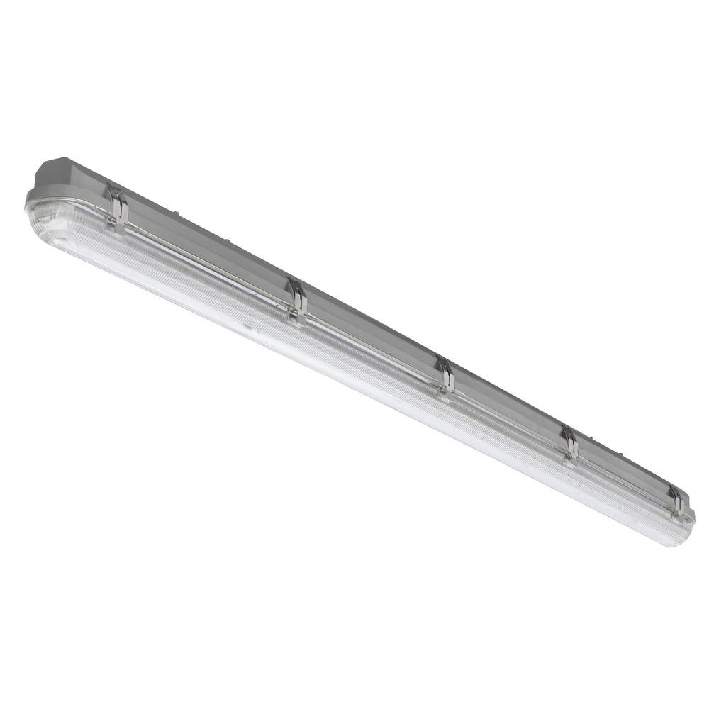 4 Strip Lights Commercial Lighting The Home Depot Xwled4 120 24 Watt Gray Integrated Led Strip Light Wet Location