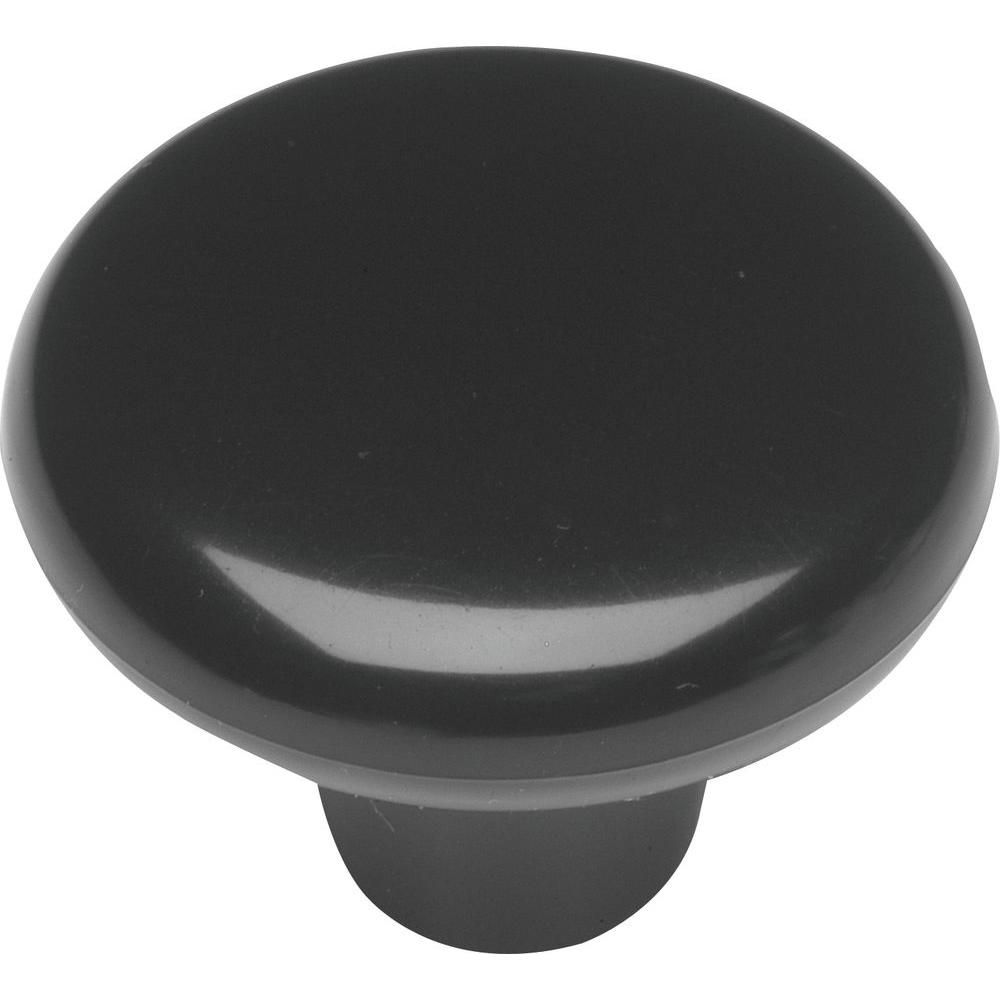 Black Cabinet Knobs Cabinet Hardware The Home Depot   Hickory Hardware Cabinet Knobs P818 Bl 64 400 Compressed 