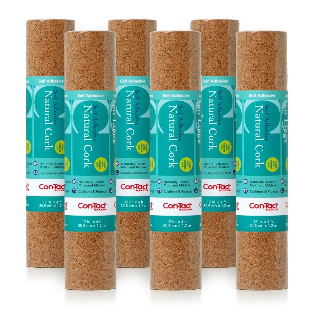 ConTact MultiPurpose Specialty 12 in. x 4 ft. Cork SelfAdhesive