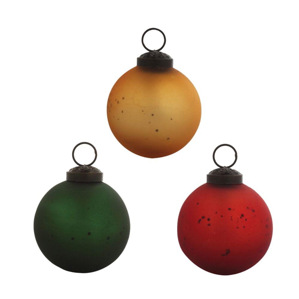 round christmas ornaments