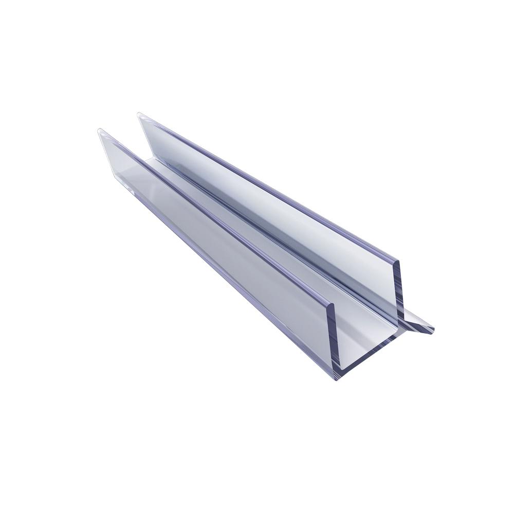 Dreamline 72 In L Clear Vinyl Seal For 3 8 Glass Shower Door L Clear Vinyl Seal For 3 8 In Glass Shower Door
