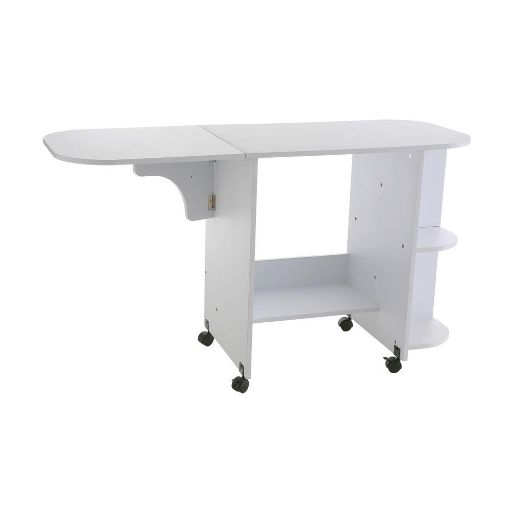 White Sewing Table Oc9665t The Home Depot