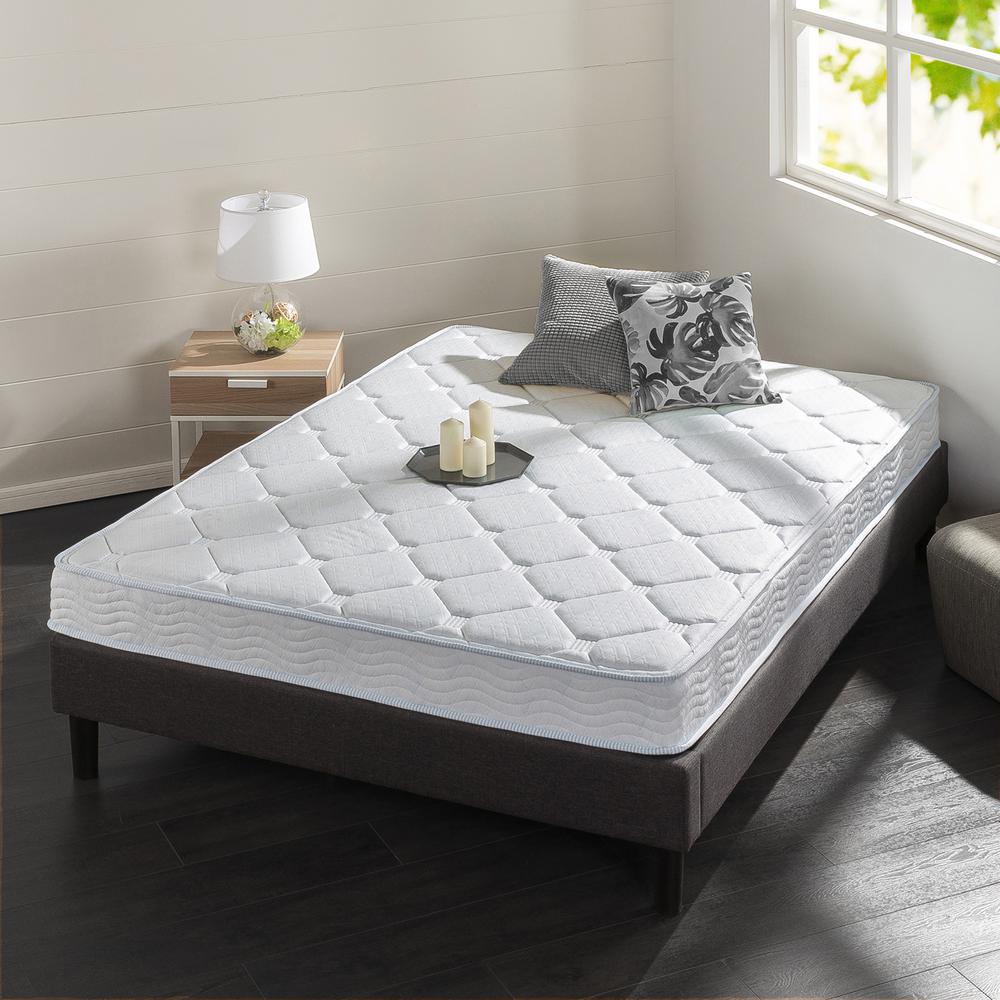 Zinus Hybrid Spring and Gel 6in. Firm Hybrid Tight Top Queen MattressHDMGBN6Q The Home Depot