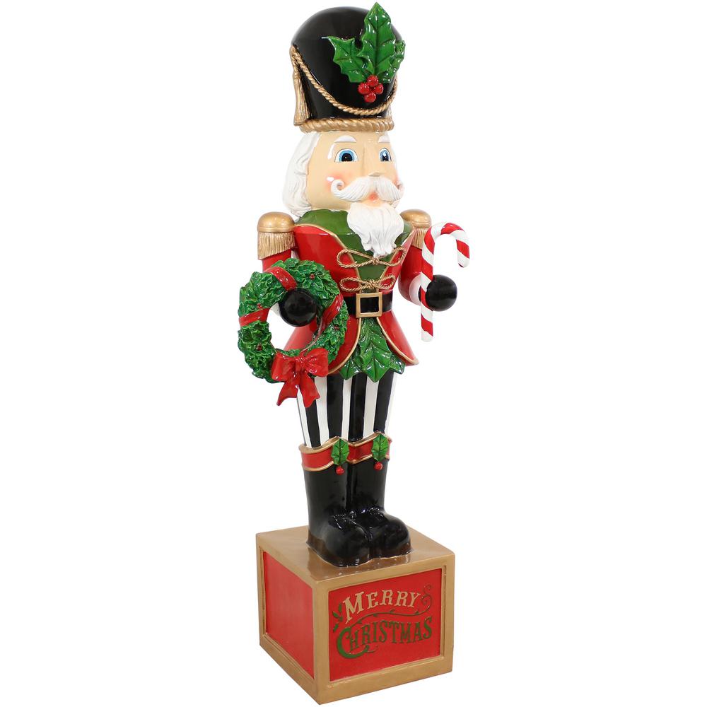 Sunnydaze Decor 48 In. Christmas Nutcracker Indoor/Outdoor Statue-FC ...