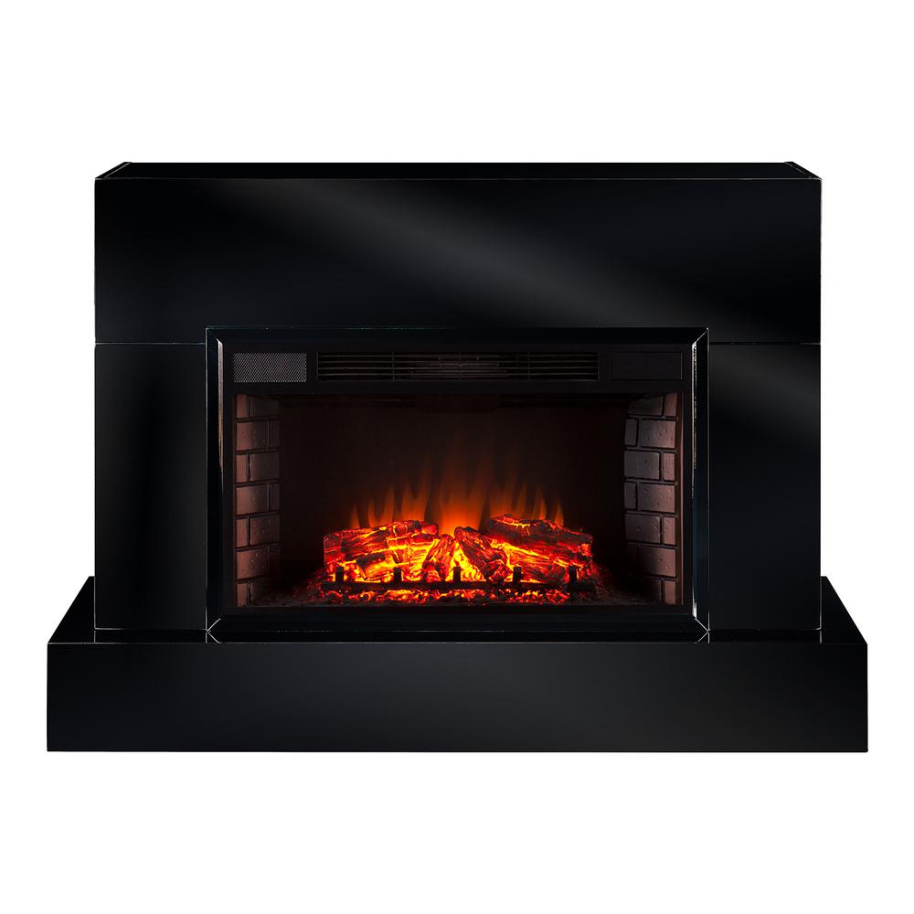 Wood stove mantel