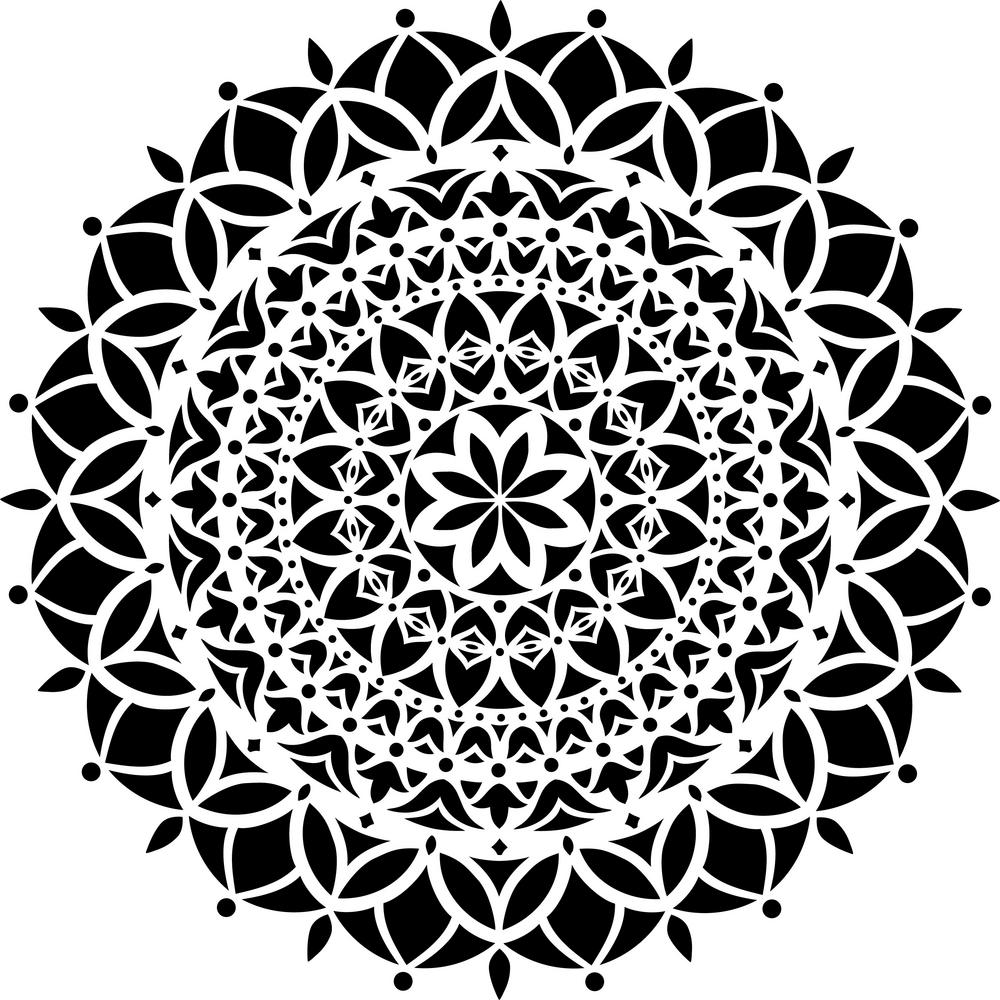 Mandala Stencil Printable