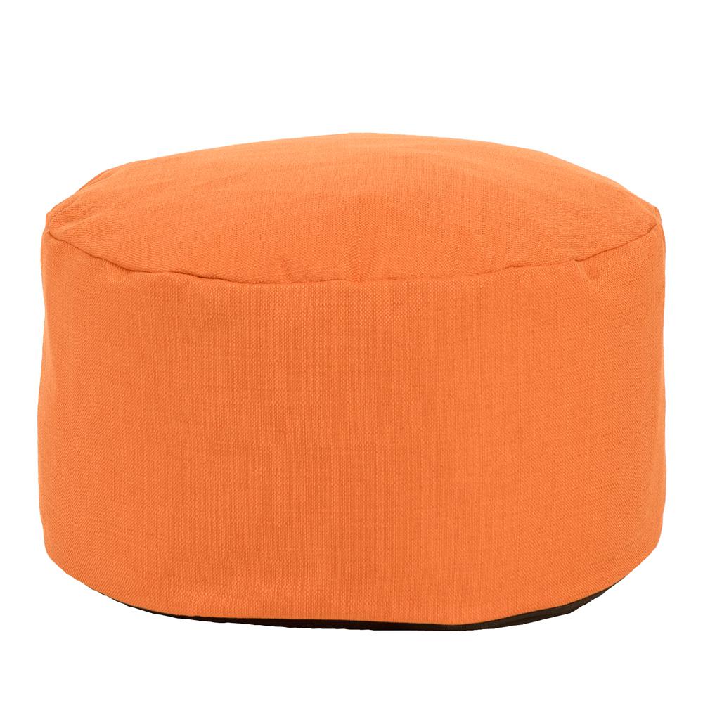 Tall Pouf Sterling Canyon Orange Ottoman 872229 The Home Depot