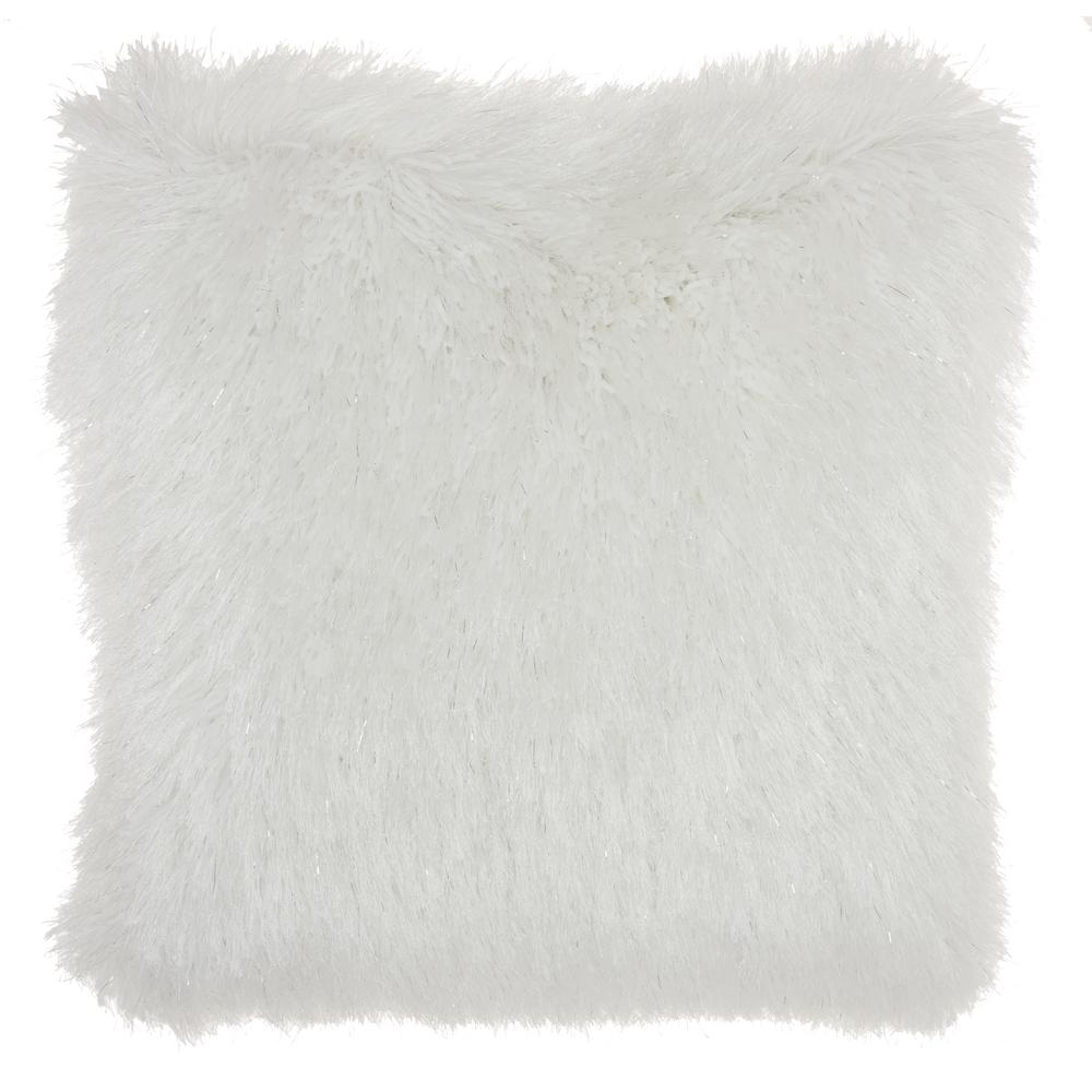 fluffy pillows white