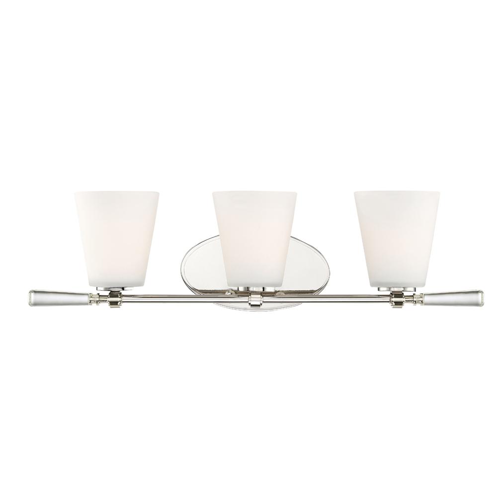 Designers Fountain Darcy 3-Light Brushed Nickel Bath Bar Light-15006-3B ...