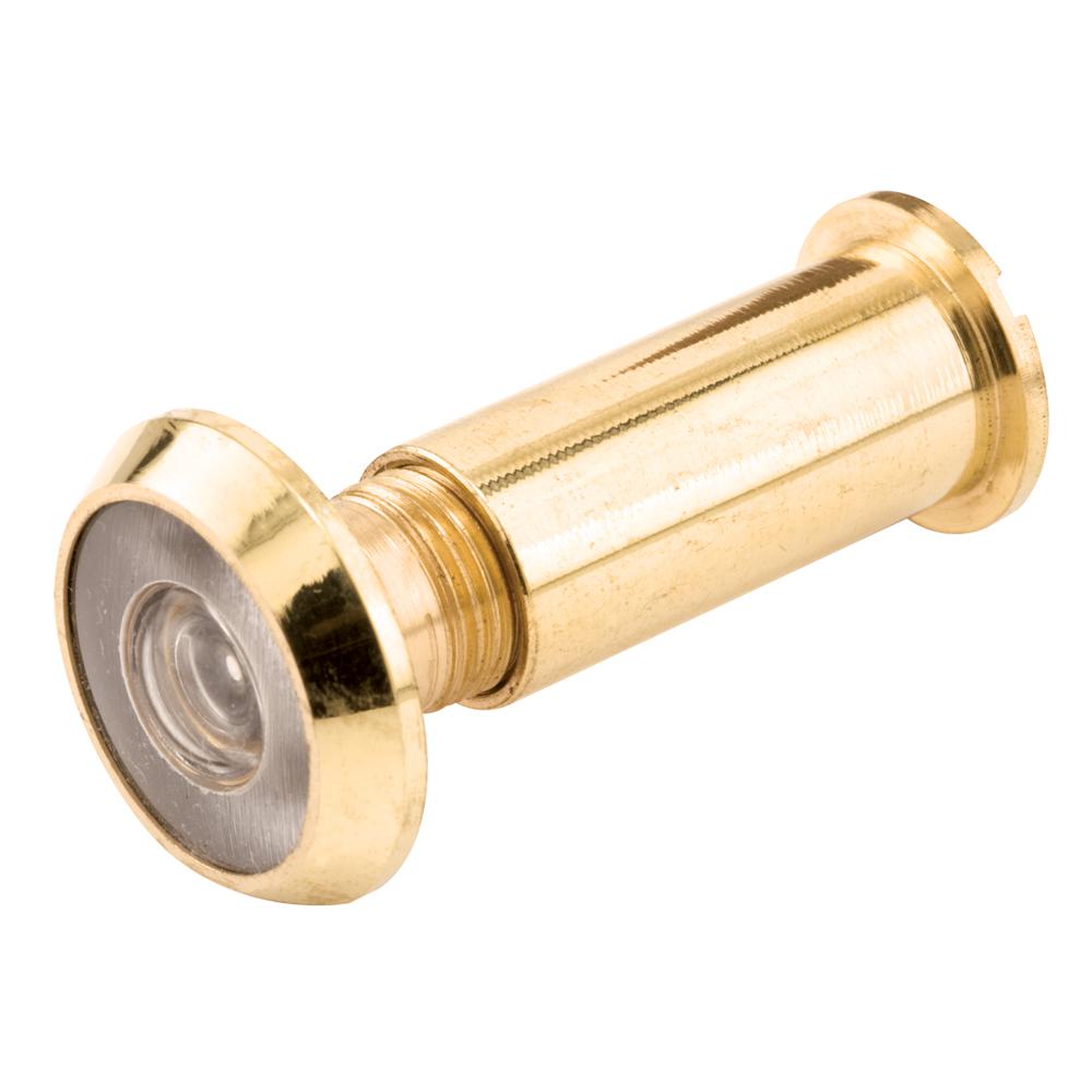 PrimeLine 180Degree Solid Brass Glass Lens Door ViewerU 9891 The
