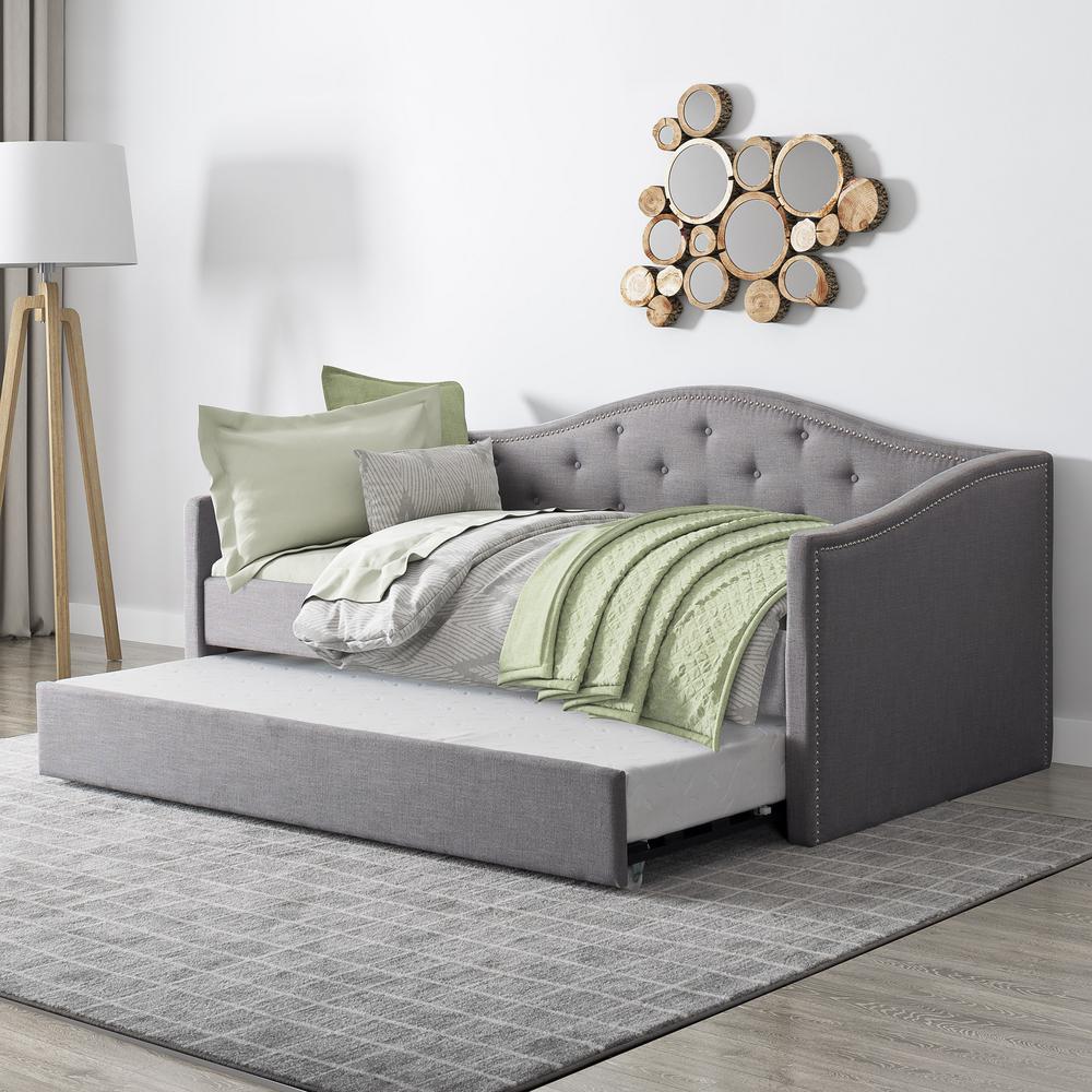 daybed with trundle bed skirt