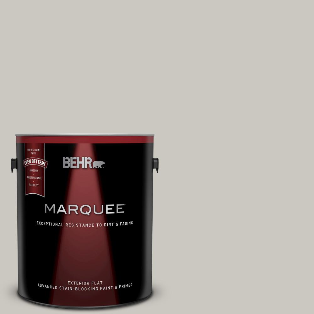 BEHR MARQUEE 1 Gal. #PPU24-12 Whitewash Oak Flat Exterior Paint And ...