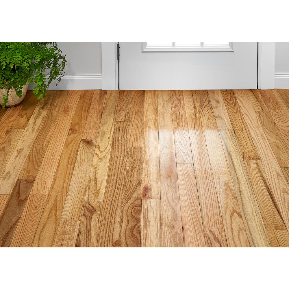 Bruce Plano Oak Country Natural 3 4 In Thick X 3 1 4 In Wide X