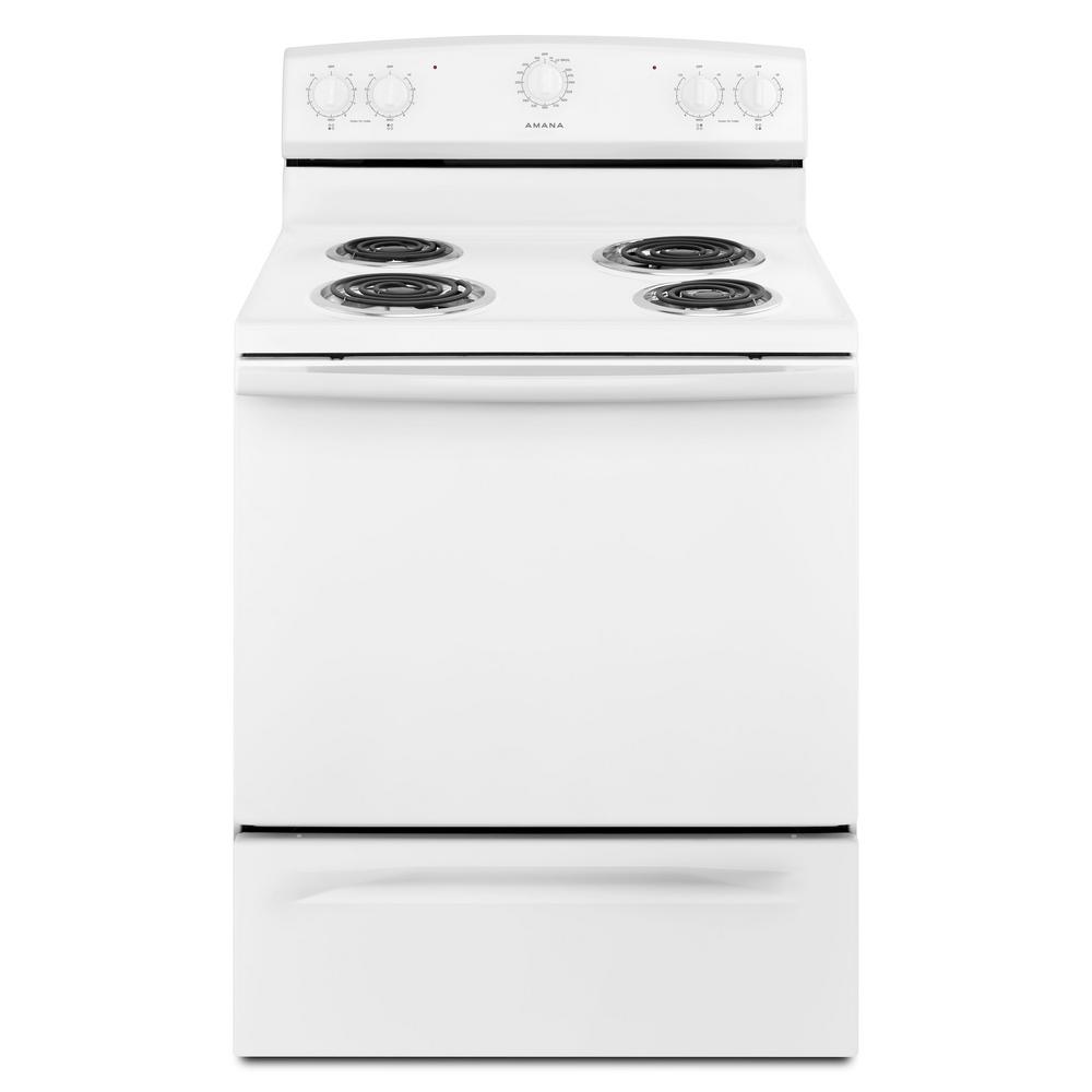 Amana 2.6 cu. ft. Electric Range in WhiteAEP222VAW The Home Depot