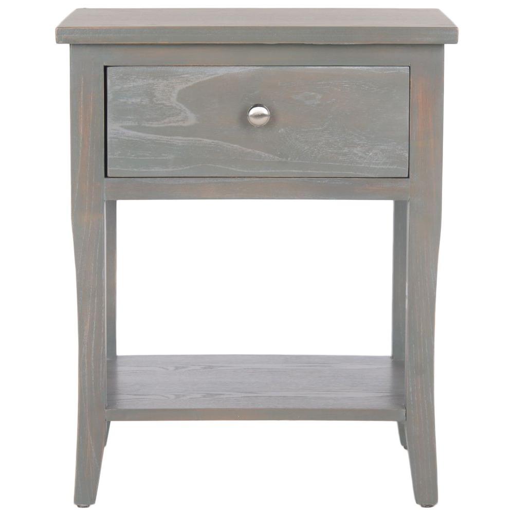 Safavieh Coby French Grey Storage End TableAMH6616A The Home Depot