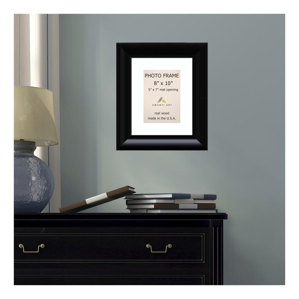 Amanti Art Steinway 5 In X 7 White Matted Black Picture Frame